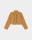 Truckerjacke aus Baumwolle mit Kontrastfarbe